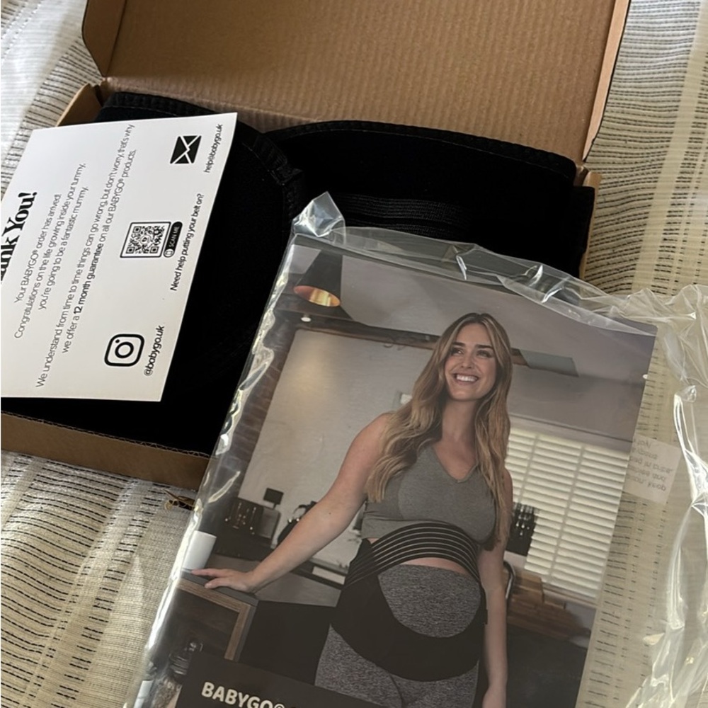 Black Maternity Support Belt